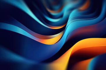 Wall Mural - Infinite Horizons: Abstract 3D Render, a Gateway to a World of Unexplored Geometries and Textures