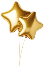 Gold Star Balloon For Party And Celebration