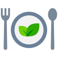 Wall Mural - healthy food flat style icon