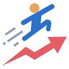 Wall Mural - motivation flat style icon