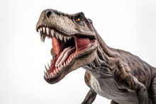 T-Rex Dinosaur Isolated On A White Background