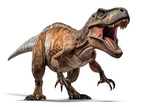 Fototapeta  - T-Rex dinosaur isolated on a white background