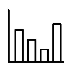 Canvas Print - Outline Graph icon