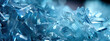 light blue crystal, crystal meth 3d render, sprecious stone, shiny and glossy reflection, panoramic wallpaper, AI