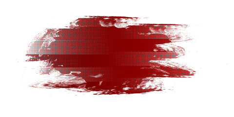 Abstract speed lines style orange color halftone banner design template. Vector illustration.