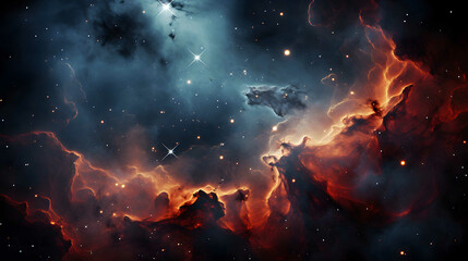 Wall Mural - colorful space galaxy cloud nebula. stary night cosmos. universe science astronomy.
