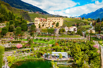 Trauttmansdorff Castle Gardens in Merano