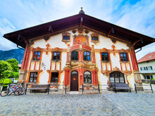 Pilatushaus Decorated With Luftlmalerei, Oberammergau