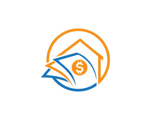 Wall Mural - home money logo