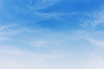 Wall Mural - the sky is blue with clouds, beautiful by nature.