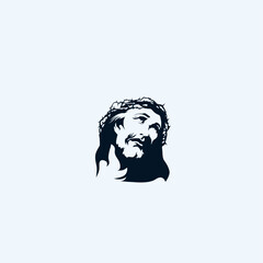 Canvas Print - THESE HIGH QUALITY JESUS VECTOR FOR USING VARIOUS TYPES OF DESIGN WORKS LIKE T-SHIRT, LOGO, TATTOO AND HOME WALL DESIGN