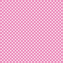 Abstract Repeat Diagonal Pink Cross Line Pattern Art.