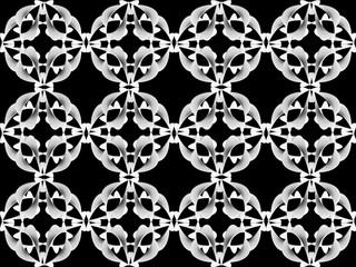 black and white seamless pattern