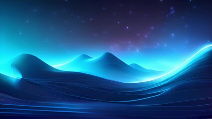Poster - Cosmic Ripples Radiating waves of energy rippling across the visual landscape, evoking a sense of interconnectivity and cosmic harmony.