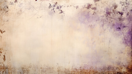 Wall Mural - vintage textured parchment wallpaper painted natural beige and striped created with Generative AI Technology