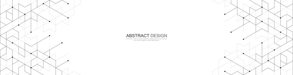 creative idea of modern design with abstract geometric background. minimalistic vector texture with 