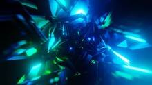 Vibrant VJ Loop: Disco Strobe Lights Pulsate Neon Rhythms.