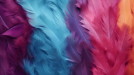 Wall Mural - beautiful fur bird abstract background 