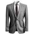 © Png - Video - Photo - Suit Jacket  suit and tie , identification photo ,cut out transparent isolated on white background ,PNG file ,artwork graphic design illustration.