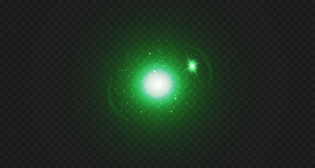 Wall Mural - glow effect. the star burst into flames. sun. glare
