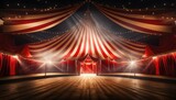 Fototapeta  - Inside the circus tent background