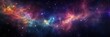 An Image Of A Galaxy With Vibrant Colors And Shimmering Stars Background
