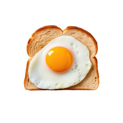 Sticker - fried egg toast isolated. Resolution and high quality beautiful photo