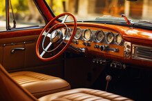 A Glimpse Into The Past: Vintage Car Interior
