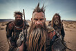 © FotoAndalucia - image of futuristic desert tribes people warrior with futuristic punk style