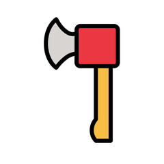 Poster -  Axe Wood Cutting Icon