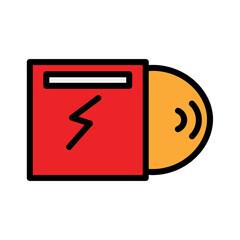 Sticker -  Music Record Song Icon