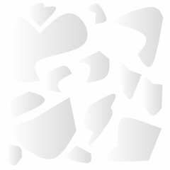 Fototapete - white abstract background illustration, background with white and gray abstract pattern.