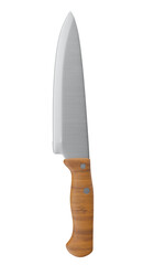 Sticker - Realistic knives on transparent background in 3D rendering