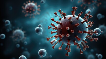 Poster - Coronavirus 2019-nCov novel coronavirus concept.