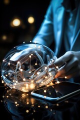 Poster - The advancement of technology will allow us to communicate and connect anytime.