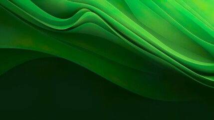 Wall Mural - Abstract organic green lines as wallpaper background