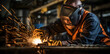 © bruno - lathe machine, welder, power plant, generative ai