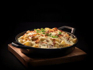 Wall Mural - Tartiflette is a classic French dish, particularly associated with the Savoie region in the French Alps.