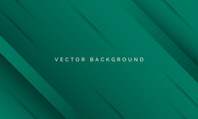 Poster - abstract green dynamic stripes line modern background
