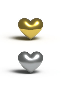 golden heart and  iron heart 