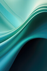 Wall Mural - Simple Wavy Abstract Background