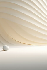 Wall Mural - Simple Wavy Abstract Background