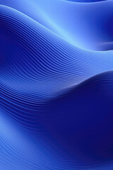 Wall Mural - Simple Blue Wavy Abstract Background