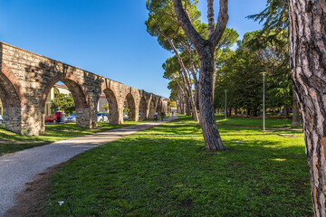 Wall Mural - pisa, italy. medici aqueduct, 17th century