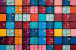 © SHOTPRIME STUDIO - Port industrial containers harbor freight stacking business cargo shipping trade import transportation