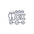 © nexusby - Customer experience, CX line icon