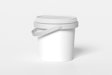 Wall Mural - bucket mockup