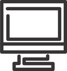 Fototapete - computer LED icons with graphs 