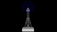 Communication tower produce radio wave harmful radio human mobile tower radio wave. mz_1171