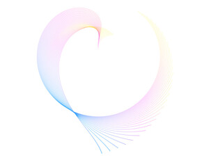 Poster - heart with wings